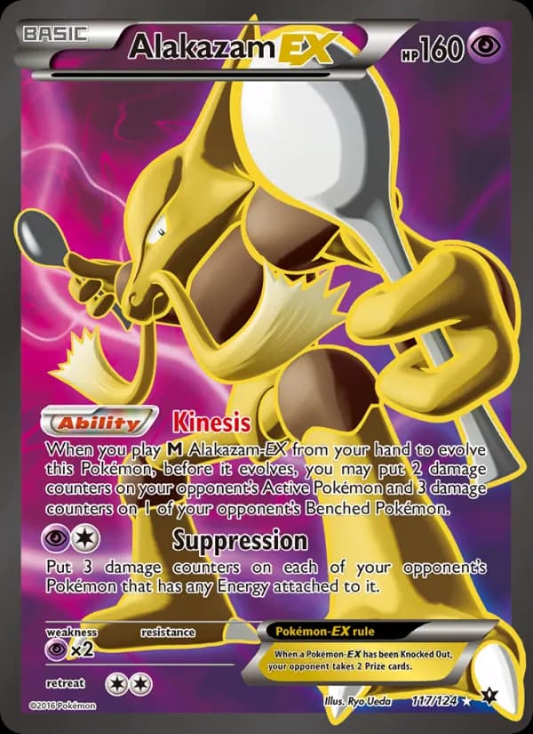 Alakazam EX — Fates Collide, Ultra Rare