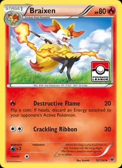 Braixen — Fates Collide — Uncommon