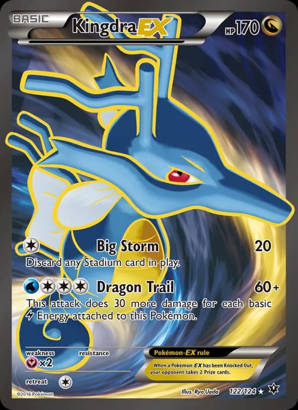 Kingdra EX — Fates Collide, Ultra Rare