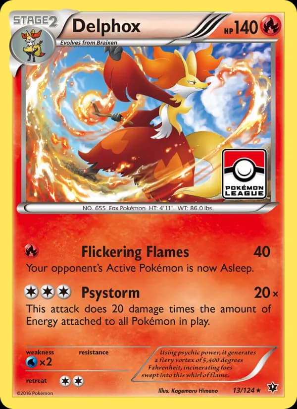 Delphox — Fates Collide, Rare