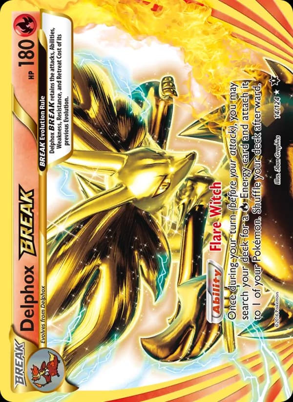 Delphox BREAK — Fates Collide, Ultra Rare