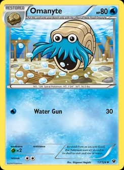 Omanyte — Fates Collide — Uncommon