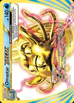Omastar BREAK — Fates Collide — Ultra Rare