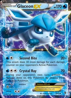 Glaceon EX — Fates Collide — Ultra Rare