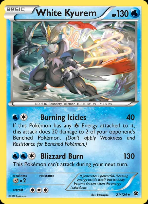 White Kyurem — Fates Collide, Rare