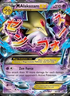 M Alakazam EX — Fates Collide — Ultra Rare