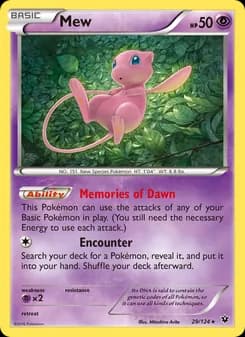 Mew — Fates Collide — Rare