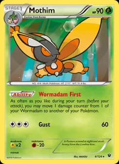 Mothim — Fates Collide — Rare