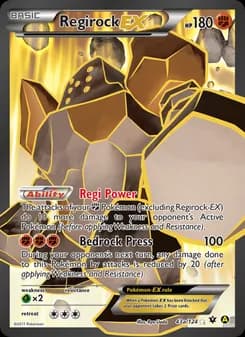 Regirock EX — Fates Collide — Ultra Rare