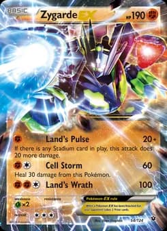 Zygarde EX — Fates Collide — Ultra Rare