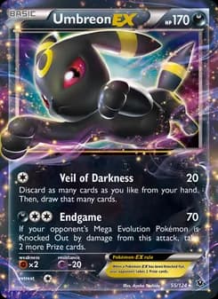 Umbreon EX — Fates Collide — Ultra Rare