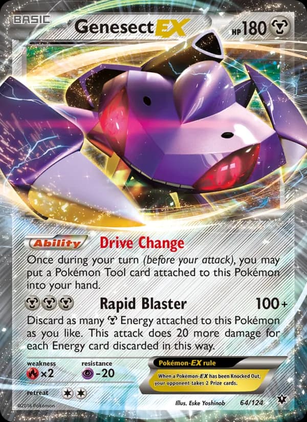 Genesect EX — Fates Collide, Ultra Rare