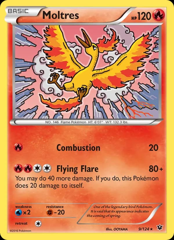 Moltres — Fates Collide, Rare