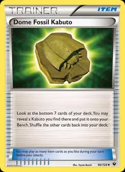 Dome Fossil Kabuto — Fates Collide — Uncommon