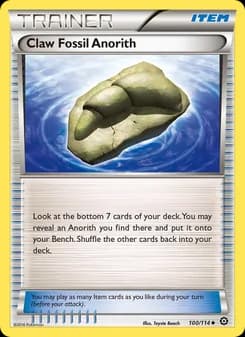 Claw Fossil Anorith — Steam Siege — Uncommon