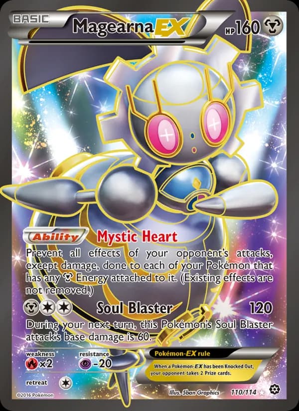 Magearna EX — Steam Siege, Ultra Rare