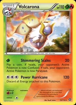 Volcarona — Steam Siege — Rare