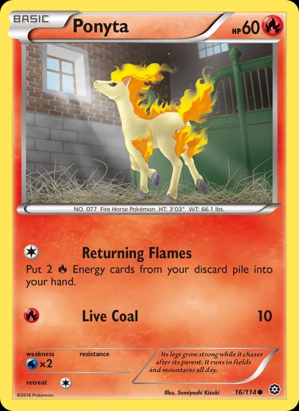 Ponyta — Steam Siege, Common