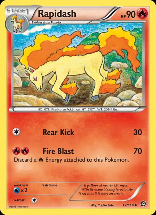 Rapidash — Steam Siege, Uncommon