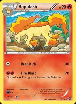 Rapidash — Steam Siege — Uncommon