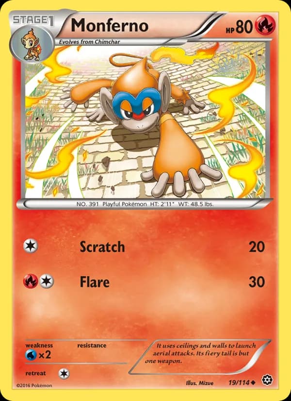 Monferno — Steam Siege, Uncommon