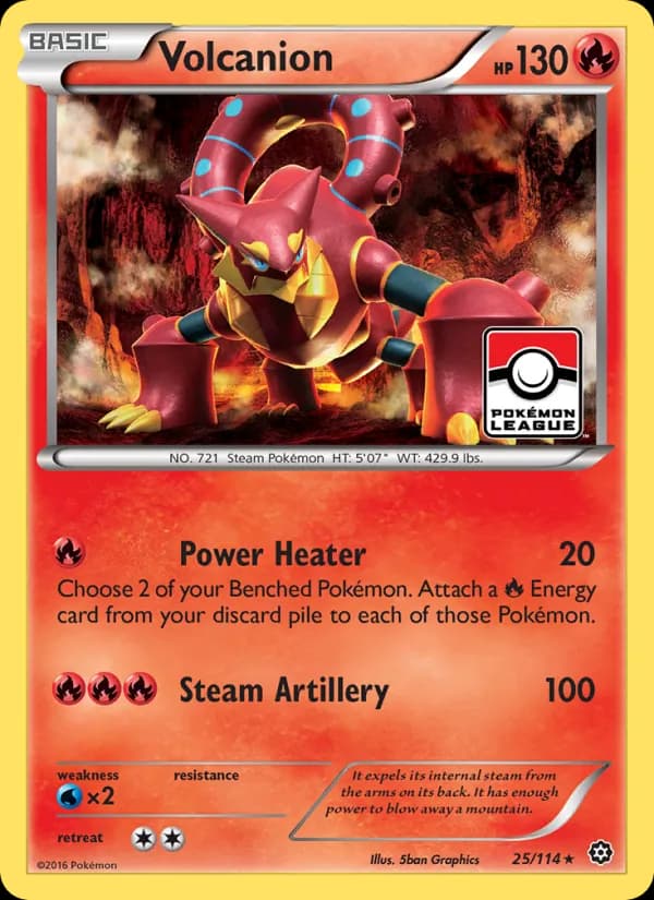 Volcanion — Steam Siege, Rare