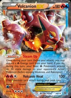 Volcanion EX — Steam Siege — Ultra Rare