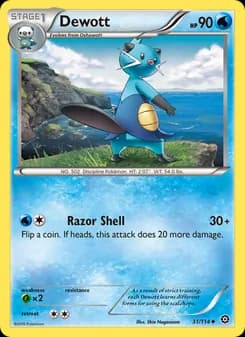 Dewott — Steam Siege — Uncommon