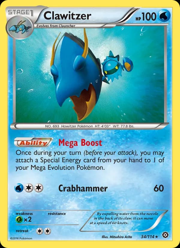 Clawitzer — Steam Siege, Rare