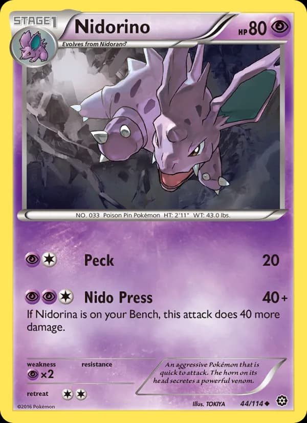 Nidorino — Steam Siege, Uncommon