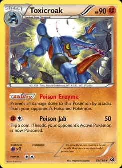 Toxicroak — Steam Siege — Rare