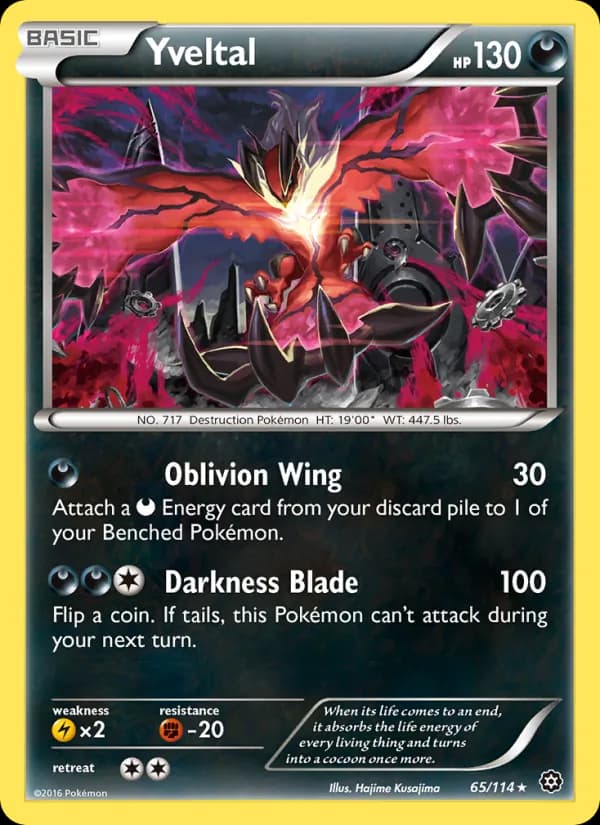 Yveltal — Steam Siege, Rare
