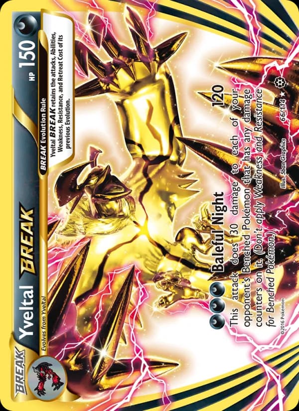 Yveltal BREAK — Steam Siege, Ultra Rare