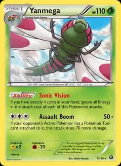 Yanmega — Steam Siege — Rare