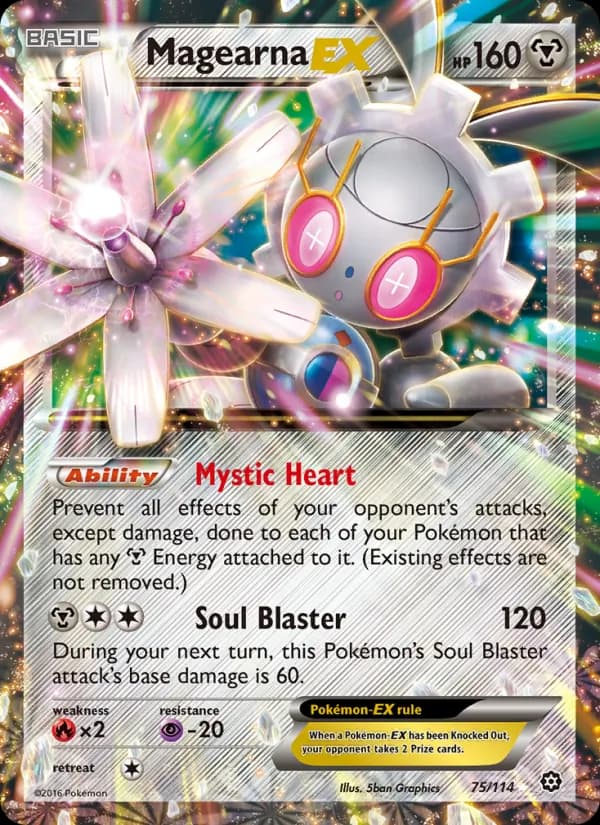 Magearna EX — Steam Siege, Ultra Rare