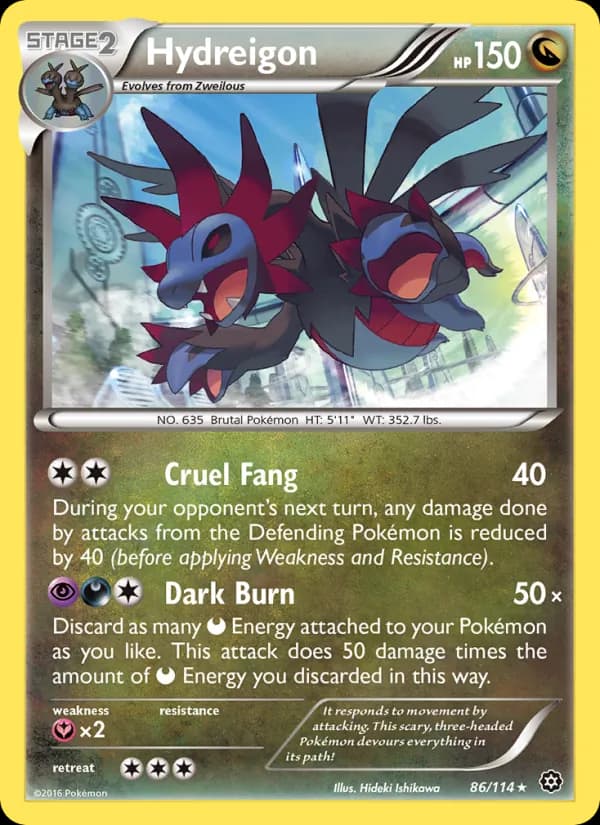 Hydreigon — Steam Siege, Rare