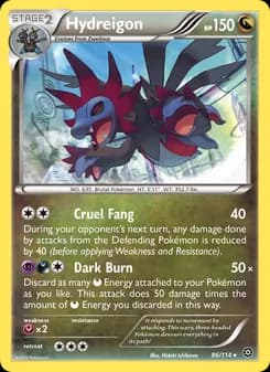 Hydreigon — Steam Siege — Rare