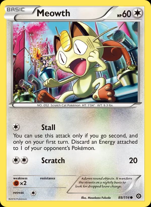Meowth — Steam Siege, Common