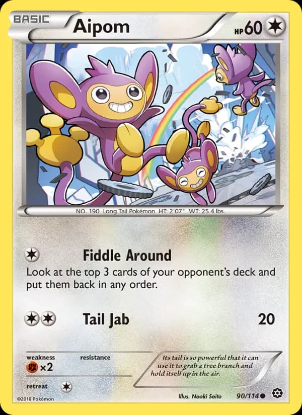 Aipom — Steam Siege, Common