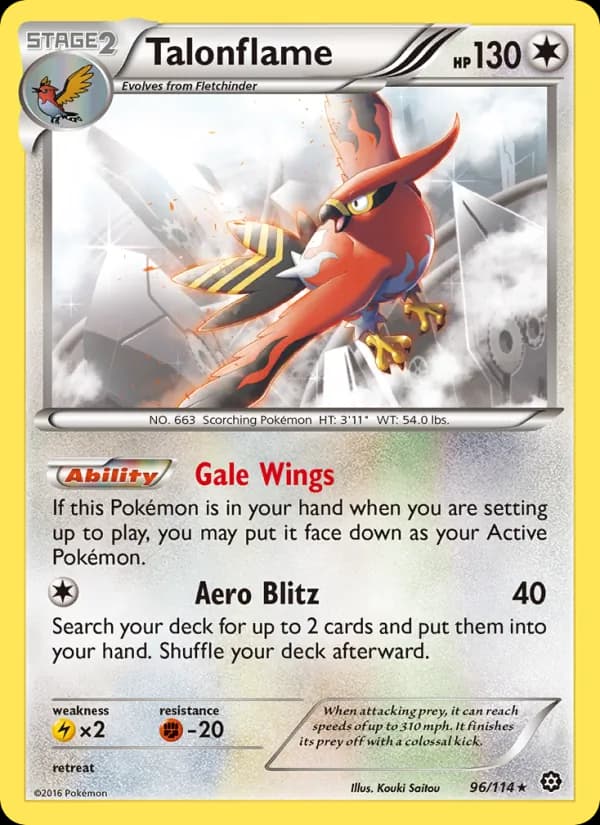 Talonflame — Steam Siege, Rare