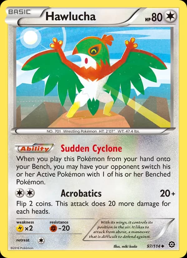 Hawlucha — Steam Siege, Uncommon