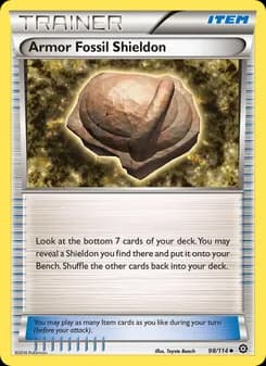 Armor Fossil Shieldon — Steam Siege — Uncommon