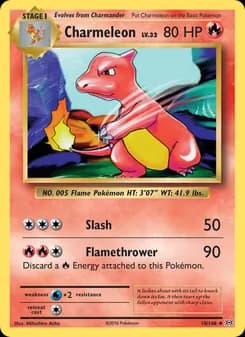 Charmeleon — Evolutions — Uncommon