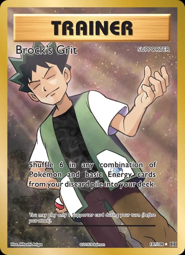 Brock's Grit — Evolutions, Ultra Rare