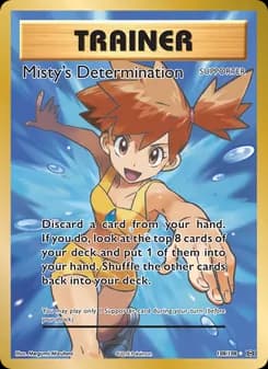 Misty's Determination — Evolutions — Ultra Rare