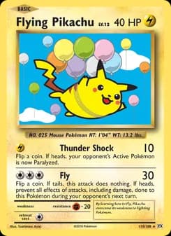 Flying Pikachu — Evolutions — Secret Rare