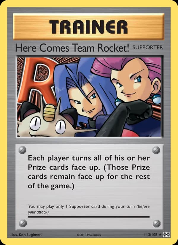 Here Comes Team Rocket! — Evolutions, Secret Rare