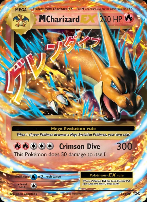 M Charizard EX — Evolutions, Ultra Rare