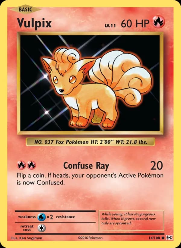 Vulpix — Evolutions, Common