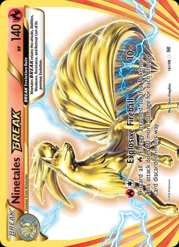 Ninetales BREAK — Evolutions, Ultra Rare